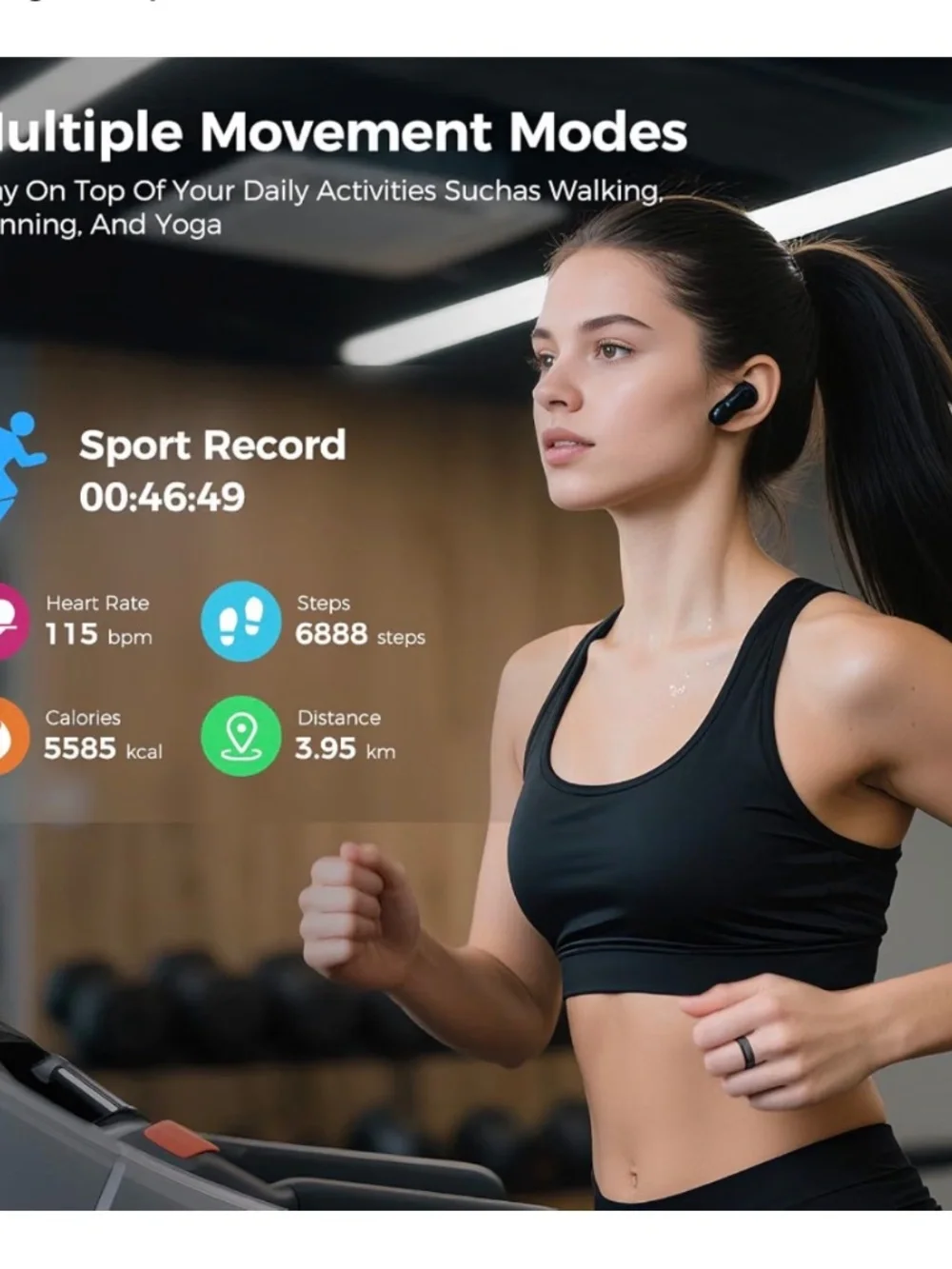 Smart Ring health tracker Sz 12